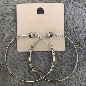 Silver Hoop Earrings